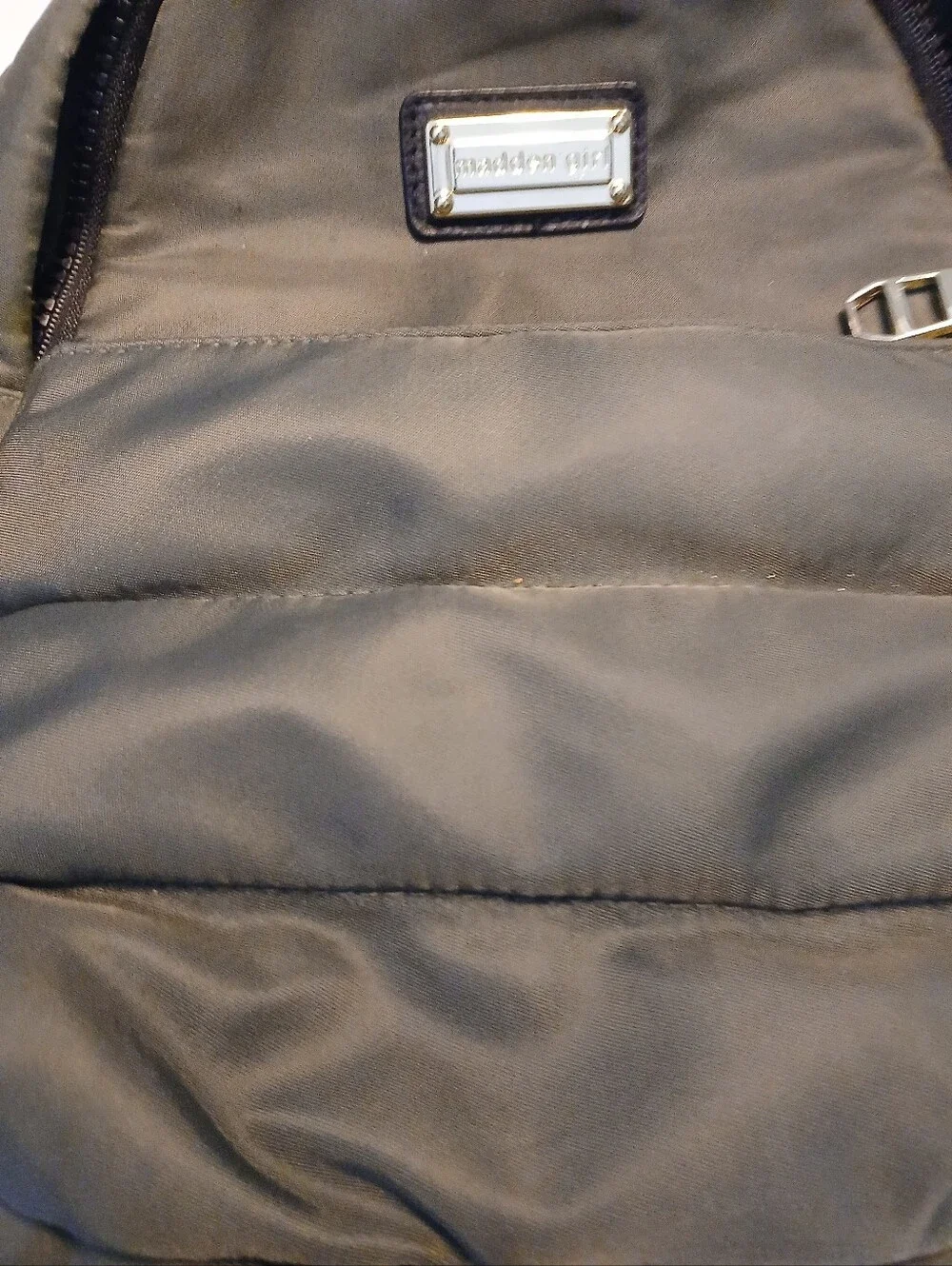 Madden Girl Olive Green Nylon Mini Backpack